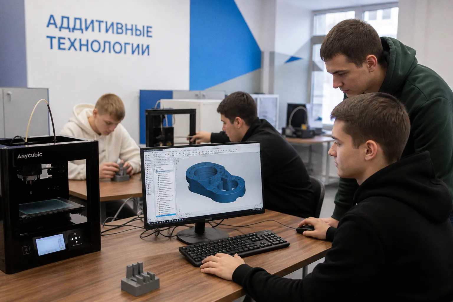 Аддитивные технологии в техникуме Королева: набор на бюджетные места