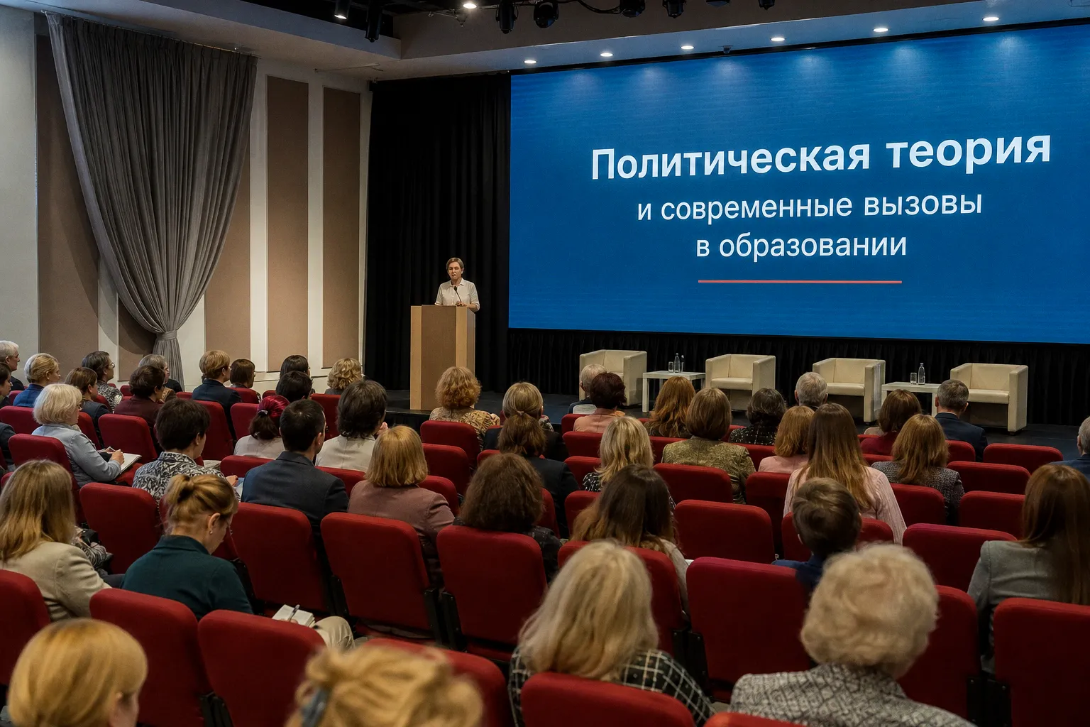 Организация обучения преподавателей в университетах и колледжах основам политической теории.